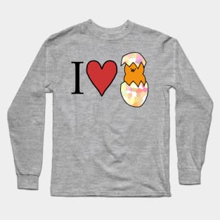 I Love My Baby Chicken Long Sleeve T-Shirt